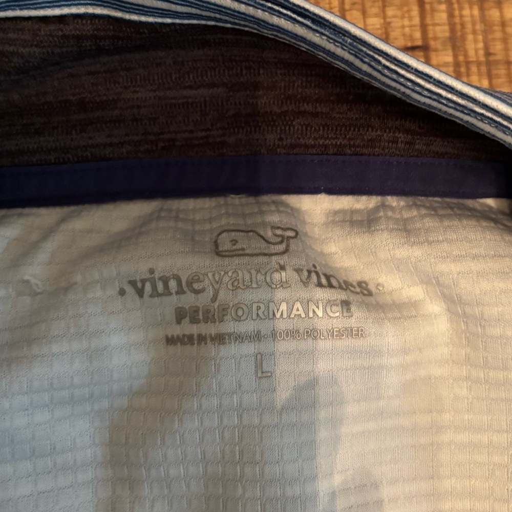 Vineyard Vines Blue Striped Men's Pullover - Picture 4 of 4